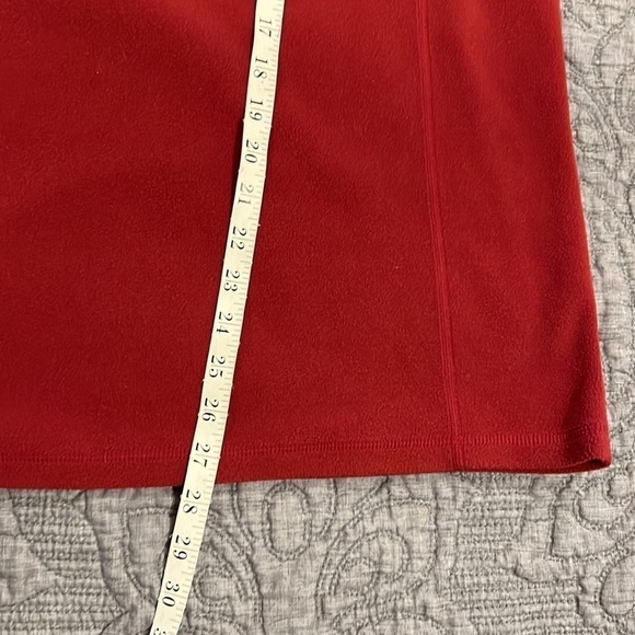 L.L.Bean Mens Maroon Fleece 1/4 Zip Pull Over Size XL - Picture 10 of 11